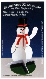 Reclame verlichting  Z 2010   3D Snowman