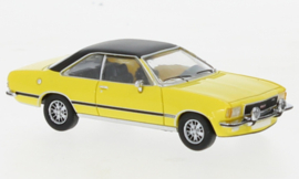 PCX 87 0347 Opel Commodore B Coupe geel/zwart 1:87