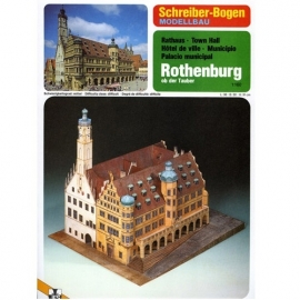 Bouwplaat SB 72432   Raadhuis Rothenburg