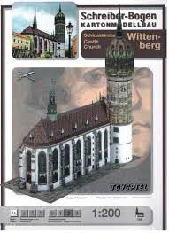 Bouwplaat SB 758 Kasteelkerk Wittenberg