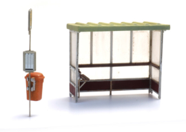 387.454 Bushokje jaren 70/80 - heden HO 1:87