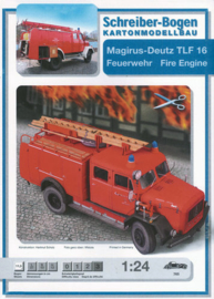 Bouwplaat SB 765   Magirus Deutz brandweerwagen