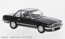 PCX 87 0482 Mercedes SL (R107), zwart 1:87
