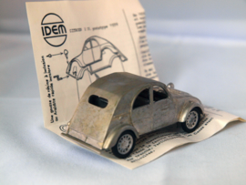 IDEM Citroen 2 CV prototype 1939, witmetalen kit  1:43