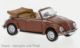 PCX 87 0518 VW Kever 1303, cabrio bruin 1:87