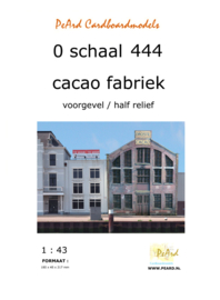 bouwplaat schaal O 444 fabriek half relief 1:43