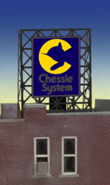 Reclamebord 33-9070 Chessie System N