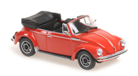940-055131 VW Kever 1303 cabrio 1979 rood 1:43