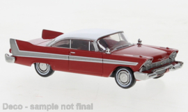BRE 19675 Plymouth Fury, rood/wit 1:87