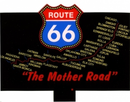 Reclamebord 5061   Route 66 HO