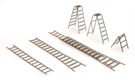 387 283 Set ladders HO 1:87