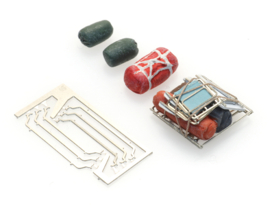 387.553 Auto imperiaal met bagage HO 1:87