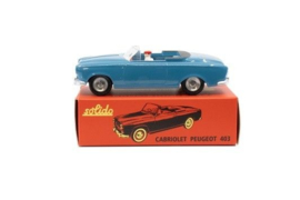 SO1001081 Peugeot 403 Cabrio, blauw 1:43