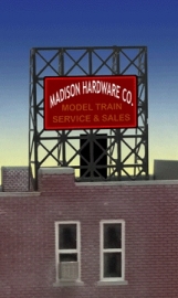 Reclamebord 33-8920 Madison Model Train N