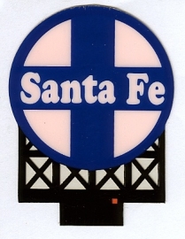 Reclamebord 44-0552   Santa Fe HO