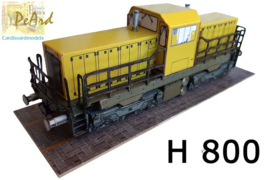 bouwplaat HO 800   Rangeer loc