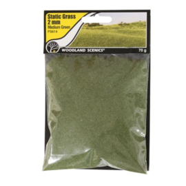 2 mm Static Grass Medium green FS 614