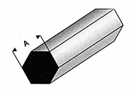 massief profiel zeskant 406-51