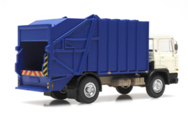 487.051.03 DAF kantelcabine A, vuilniswagen, blauw/wit HO 1:87