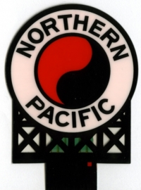 Reclamebord 1172   Northern Pacific HO