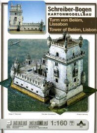 Bouwplaat SB 810 Belem Toren Lissabon