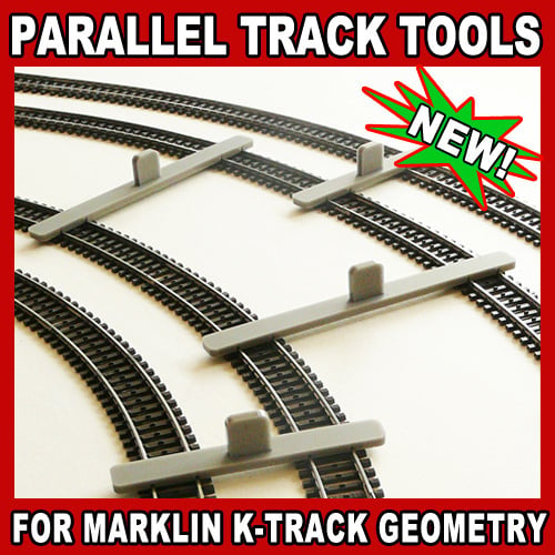 PPT HO MK parallel Marklin K-rails | hulpmiddelen voor het van rails | PeArd