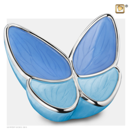 A1041 LoveUrns Butterfly blue,  3.2 liter