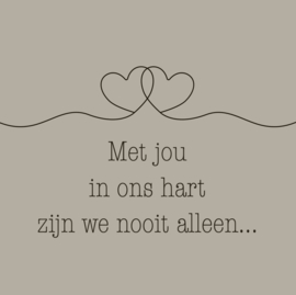 forex tegel ; Met jou in ons hart zijn we nooit alleen...