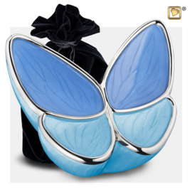 A1041 LoveUrns Butterfly blue,  3.2 liter