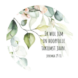Ik wol jim in hoopvolle takomst Jaan (20cm)