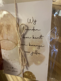 Giftset 'Wij branden een kaarsje...'