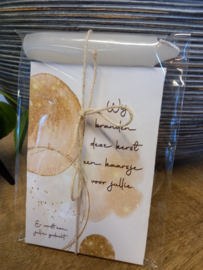 Giftset 'Wij branden een kaarsje...'