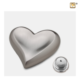 K617 Heart Keepsake Urn Bru Pewter, 0,04 liter,  LoveUrns