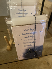 Giftset `Voor deze donkere dagen..´