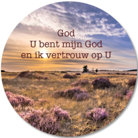 God U bent mijn God en ik vertrouw op U