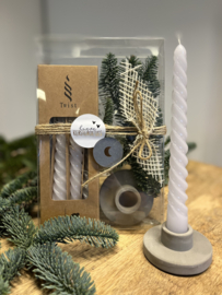 Twist candle giftset