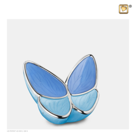 K1041 Mini LoveUrns Butterfly Urn Blauw (0.05 liter)
