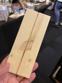 Houten houder muurcirkels