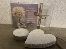 In je hart wonen mensen... giftset