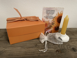 Giftbox, zonnebloem