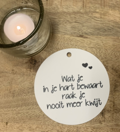 Kersthanger - Wat je in je hart bewaart..