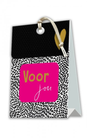 Geurwens "voor jou" zwart-roze