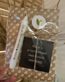 Giftset- Wat je in je hart bewaart….