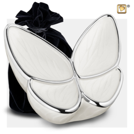 A1042 LoveUrns Butterfly white,  3.2 liter