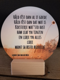 Roundie met houder - Hâld fêst...