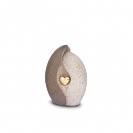 Urn gouden hartje KU 002 S
