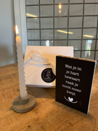 Giftbox, wat je in je hart…