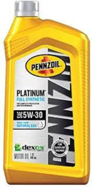 Pennzoil 5w30 platinum motorolie 1ltr