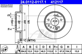 Remschijven set Mercedes E/E Diesel/E Combi/E Combi Diesel