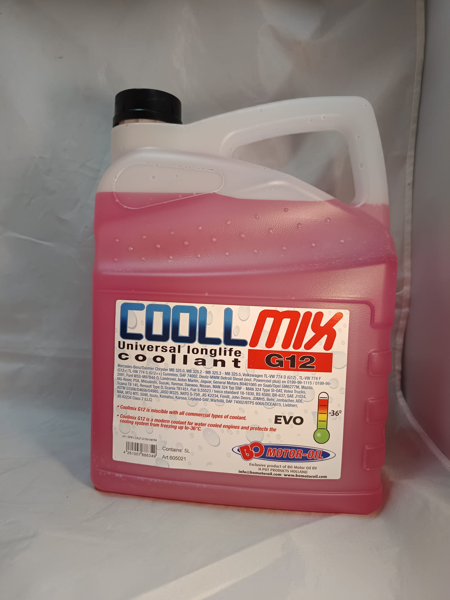 BO  Motor-Oil G12 Coollmix Koelvloeistof 5 liter